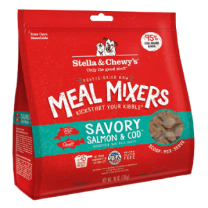 Stella & Chewy's Savory Salmon & Cod Meal Mixers Grain-Free Freeze-Dried Dog Food