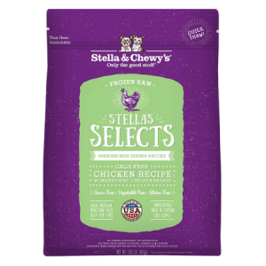 Stella & Chewy's Stella's Selects Cage-Free Chicken Mini Patties Raw Frozen Cat Food