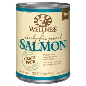 Wellness 95 Percent Salmon Grain-Free Canned Dog Food