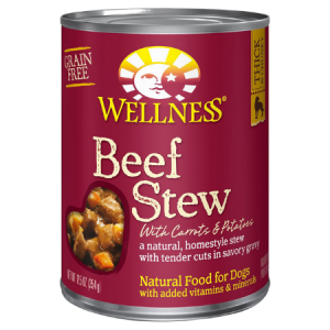 Wellness Beef Stew with Carrots & Potatoes Grain-Free Canned Dog Food