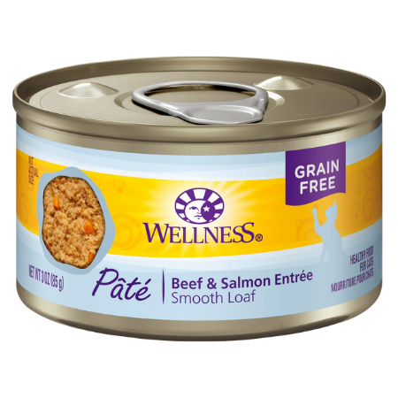 Wellness Complete Health Beef & Salmon Formula Grain-Free Canned Cat Food
