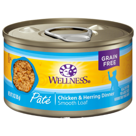 Wellness Complete Health Chicken & Herring Formula Grain-Free Canned Cat Food