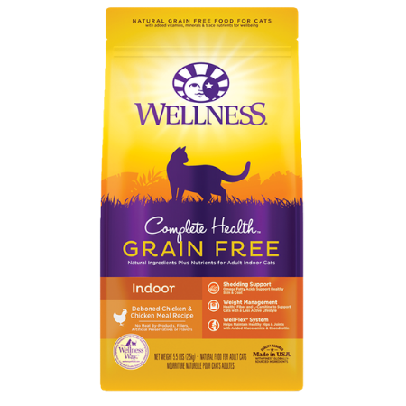 Wellness Complete Health Grain-Free Indoor Deboned Chicken Recipe Dry Cat Food