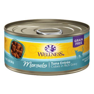 Wellness Complete Health Morsels Tuna Entree Grain-Free Canned Cat Food