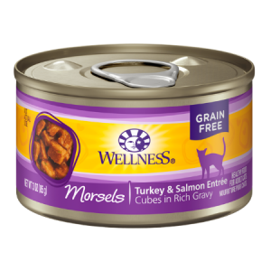 Wellness Complete Health Morsels Turkey & Salmon Entree Grain-Free Canned Cat Food