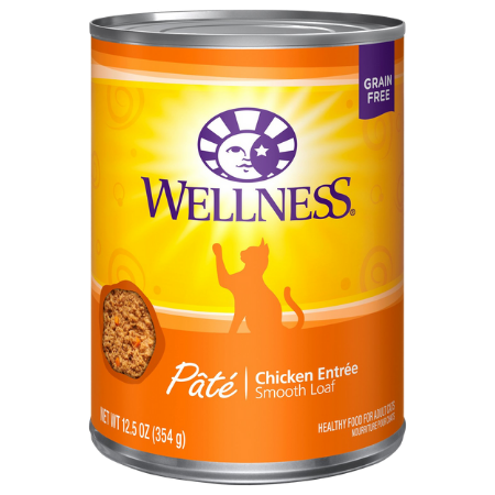 Wellness Complete Health Pate Chicken Entree Grain-Free Canned Cat Food