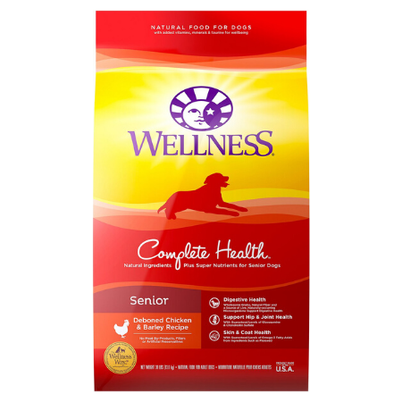 Wellness Complete Health Senior Deboned Chicken & Barley Recipe Dry Dog Food