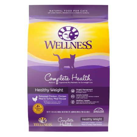 Wellness Complete Health Healthy Weight, Deboned Chicken & Turkey Meal Recipe Dry Cat Food,