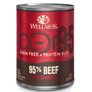 Wellness CORE 95% Grain-Free Beef & Carrots Canned Dog Food
