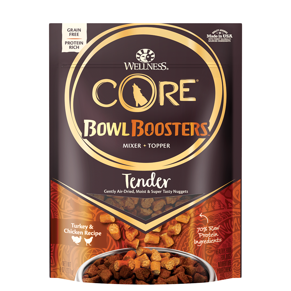 Wellness Core Bowl Boosters Tender Turkey & Chicken Recipe, Dog Food Topper