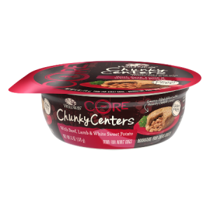 Wellness CORE Chunky Centers with Beef, Lamb & White Sweet Potato Grain-Free Wet Dog Food