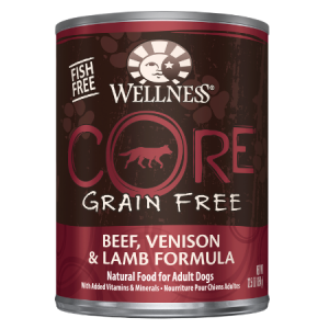 Wellness CORE Grain-Free Beef, Venison & Lamb Formula Canned Dog Food