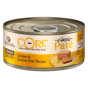 Wellness CORE Grain-Free Indoor Chicken & Chicken Liver Recipe Canned Cat Food