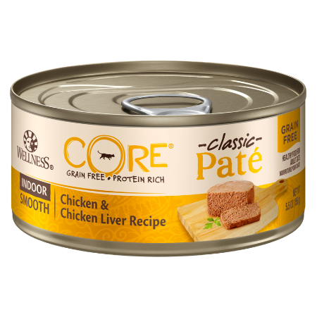 Wellness CORE Grain-Free Indoor Chicken & Chicken Liver Recipe Canned Cat Food