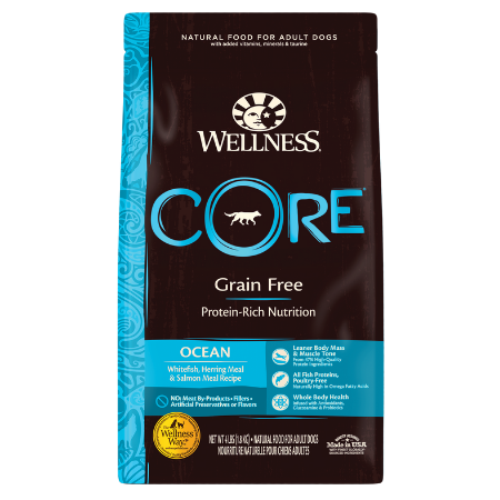 Wellness CORE Grain-Free Ocean Whitefish, Herring & Salmon Recipe Dry Dog Food
