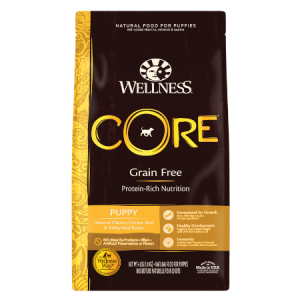 Wellness Core Grain-Free, Puppy, Deboned Chicken, Chicken Meal, & Turkey Meal Recipe Dry Dog Food