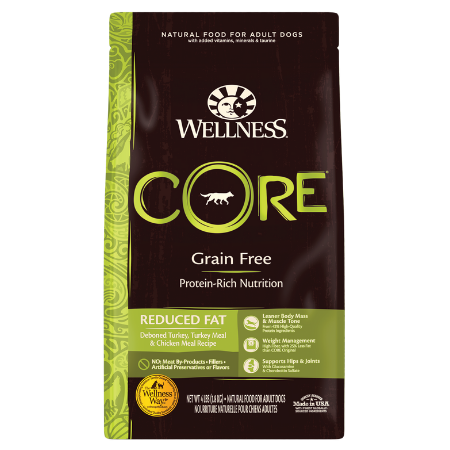Wellness CORE Grain-Free Reduced Fat Turkey & Chicken Recipe Dry Dog Food