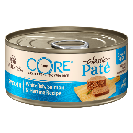Wellness CORE Grain-Free Salmon, Whitefish & Herring Formula Canned Kitten & Cat Food