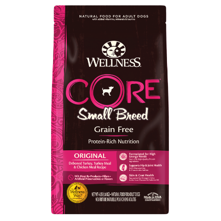 Wellness CORE Grain-Free Small Breed Turkey & Chicken Recipe Dry Dog Food