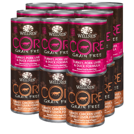Wellness CORE Grain-Free Turkey Lovers Variety Pack Canned Dog Food