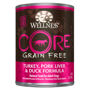 Wellness CORE Grain-Free Turkey, Pork Liver & Duck Formula Canned Dog Food