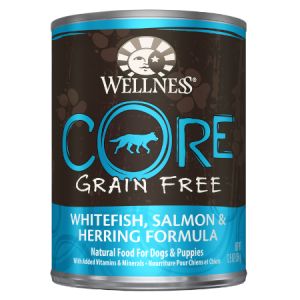 Wellness CORE Grain-Free Whitefish, Salmon & Herring Formula Canned Dog Food