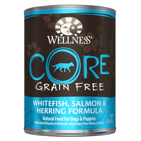 Wellness CORE Grain-Free Whitefish, Salmon & Herring Formula Canned Dog Food