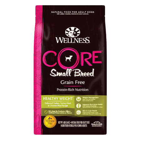 Wellness CORE Small Breed, Grain-Free Healthy Weight
