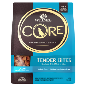 Wellness CORE Tender Bites Ocean Recipe Meal or Mixer Air Dried Grain-Free Dog Food