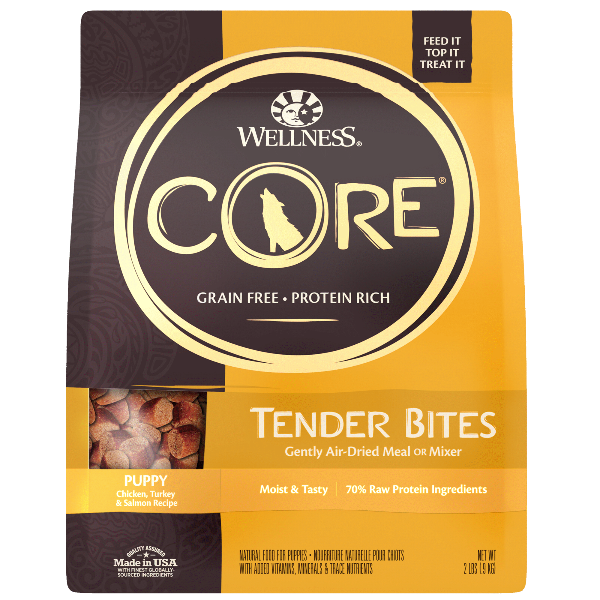 Wellness CORE Tender Bites Puppy Recipe Meal or Mixer Air Dried Grain-Free Dog Food