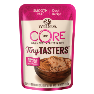 Wellness CORE Tiny Tasters Duck Pate Grain-Free Cat Food Pouches