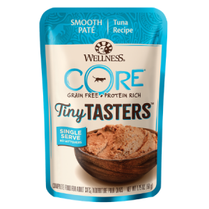 Wellness CORE Tiny Tasters Tuna Pate Grain-Free Cat Food Pouches