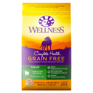 Wellness Grain-Free Complete Health Adult Lamb & Lamb Meal Recipe Dry Dog Food