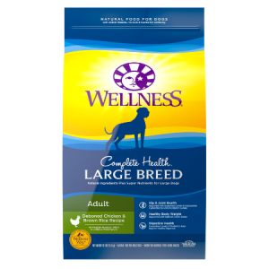Wellness Grain-Free Complete Health Large Breed Adult Deboned Chicken & Chicken Meal Recipe Dry Dog Food