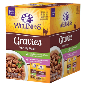 Wellness Healthy Indulgence Grain-Free Gravies Variety Pack, Wet Cat Food