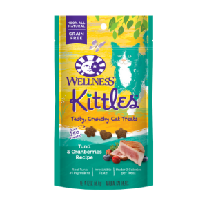 Wellness Kittles Grain-Free Tuna & Cranberries Recipe Crunchy Cat Treats