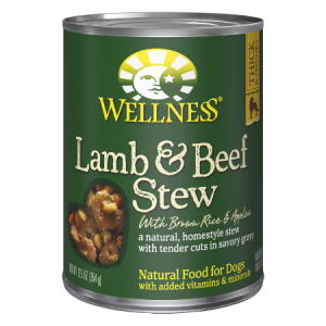 Wellness Lamb & Beef Stew with Brown Rice & Apples Canned Dog Food