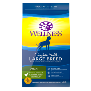 Wellness Large Breed Complete Health Adult Deboned Chicken & Brown Rice Recipe Dry Dog Food