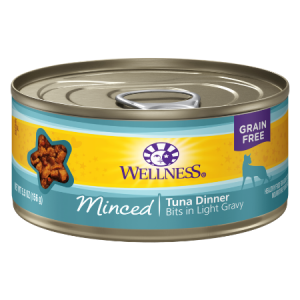Wellness Minced Tuna Dinner Grain-Free Canned Cat Food
