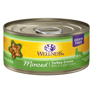 Wellness Minced Turkey Entree Grain-Free Canned Cat Food
