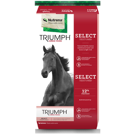 triumph select textured horse feed