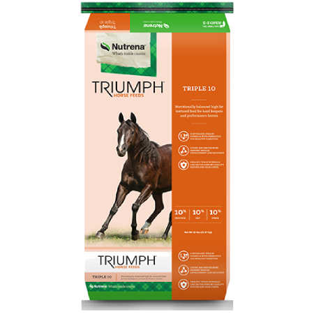 Triumph Triple 10 Textured Horse Feed