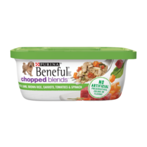 Purina Beneful Chopped Blends With Lamb, Brown Rice, Carrots, Tomatoes & Spinach Wet Dog Food