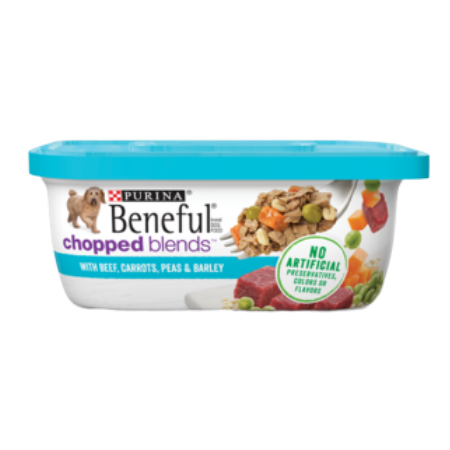 Purina Beneful Chopped Blends With Beef, Carrots, Peas & Barley Wet Dog Food