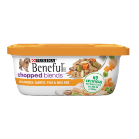 Purina Beneful Chopped Blends With Chicken, Carrots, Peas & Wild Rice Wet Dog Food