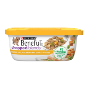 Purina Beneful Chopped Blends with Chicken, Liver, Peas, Brown Rice & Sweet Potatoes Wet Dog Food