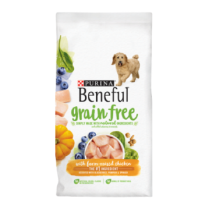 Purina Beneful Grain Free with Real Farm-Raised Chicken Dry Dog Food