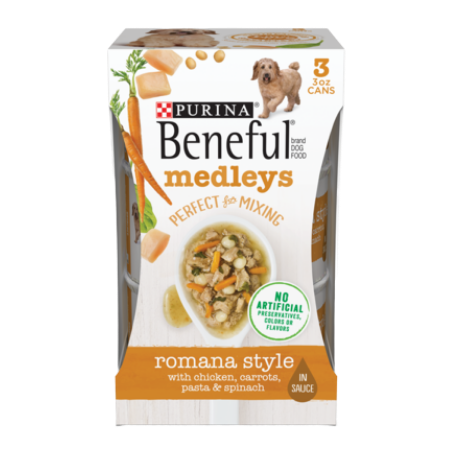 Beneful Medleys Romana Style Canned