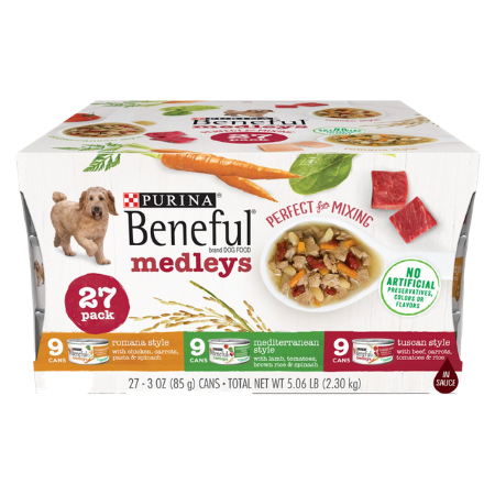Purina Beneful Medleys Tuscan, Romana & Mediterranean Style Variety Pack