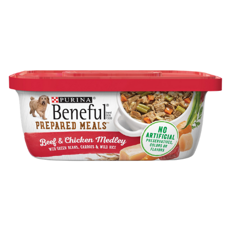 Purina Beneful Prepared Meals Beef & Chicken Medley